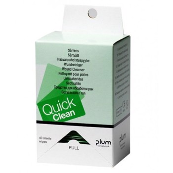 Plum QuickClean refill/40 stk Sårrens