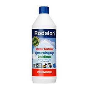 Rodalon indendørs rød 5%, 1 liter, mug og skimmel