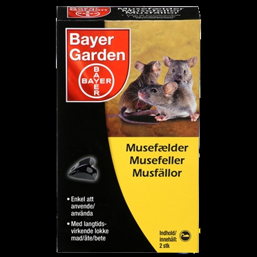 frugter Gylden alarm Bayer Snap Musefælde Plast 2 stk/æsk