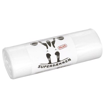 Supersæk Plus, Supersækken, LLDPE, transparent, 35 my, 70x110 cm, 100 l, 10stk/rl.