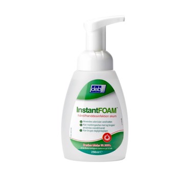 DEB InstantFoam Hånddesinfektion/ skum 250 ml
