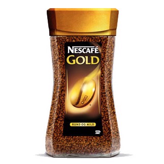 Kaffe NesCafe Guld Frysetørret, 200 gr, 1 glas