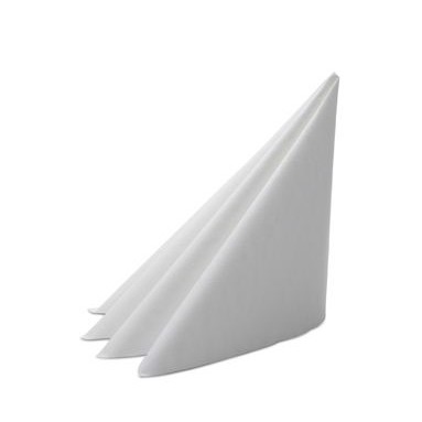 Servietter Dunilin, 1/4 fold, hvid, 48x48 cm, 240 stk
