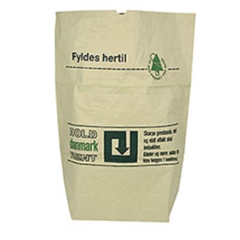 Papirs affaldssække, 2 lags, 700/250x950 mm 110 liter, 50 stk