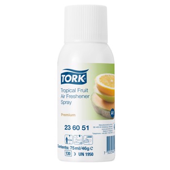 Tork Airfreshener Spray Tropisk frugt 75 ml, 12 stk