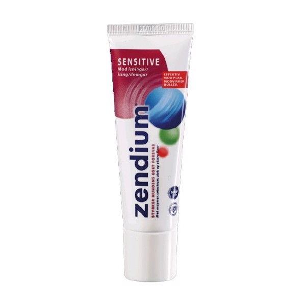 Tandpasta, Zendium Sensitiv 15 ml, stk - Cleanstep.dk