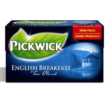Pickwick English Breakfast, sort te 12 x 20stk
