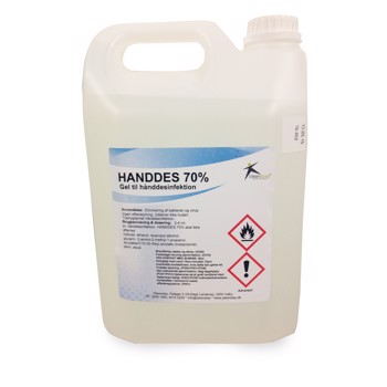 Cleanstep pro HandDes hånddesinfektion GEL , 5 liter