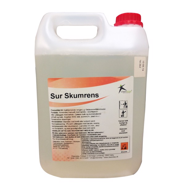 Cleanstep Sur Skumrens, 10 liter